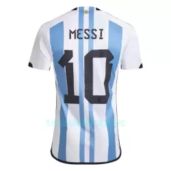 Camisola Argentina Messi 10 Homem Equipamento 1ª Mundial 2022 Camisola Argentina Messi 10 Homem Equipamento 1ª Mundial 2022