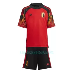 Camisola Bélgica Criança Equipamento 1ª Mundial 2022 Camisola Bélgica Criança Equipamento 1ª Mundial 2022