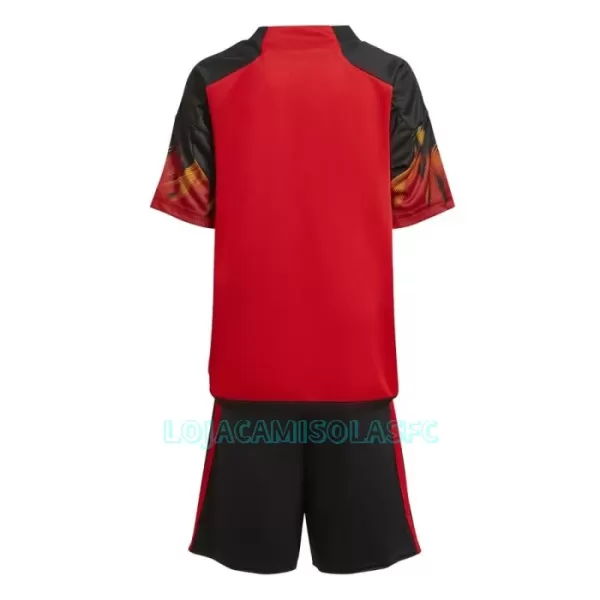 Camisola Bélgica Criança Equipamento 1ª Mundial 2022