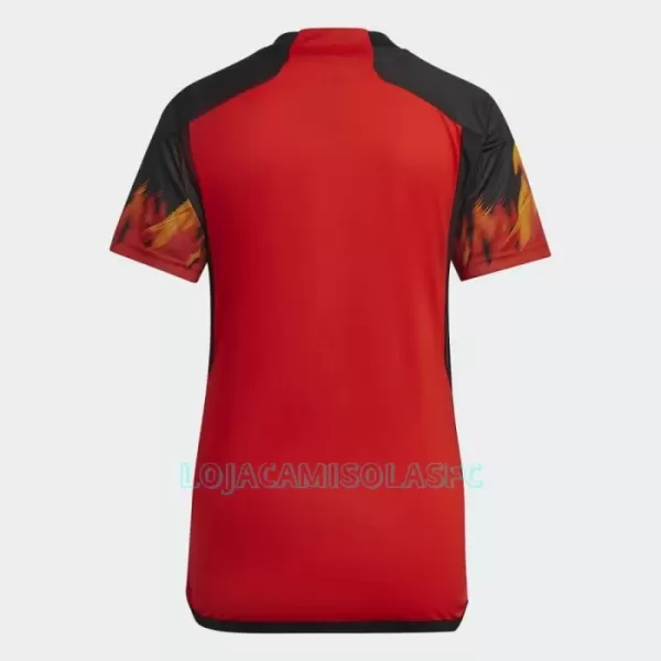 Camisola Bélgica Mulher Equipamento 1ª Mundial 2022