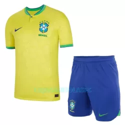 Camisola Brasil Criança Equipamento 1ª Mundial 2022 Camisola Brasil Criança Equipamento 1ª Mundial 2022