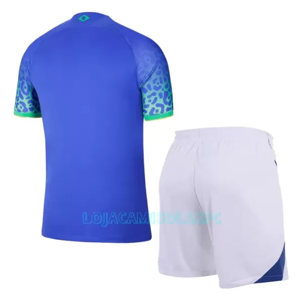 Camisola Brasil Criança Equipamento 2ª Mundial 2022