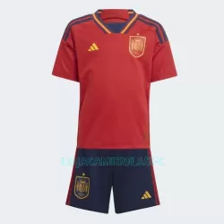 Camisola Espanha Criança Equipamento 1ª Mundial 2022 Camisola Espanha Criança Equipamento 1ª Mundial 2022