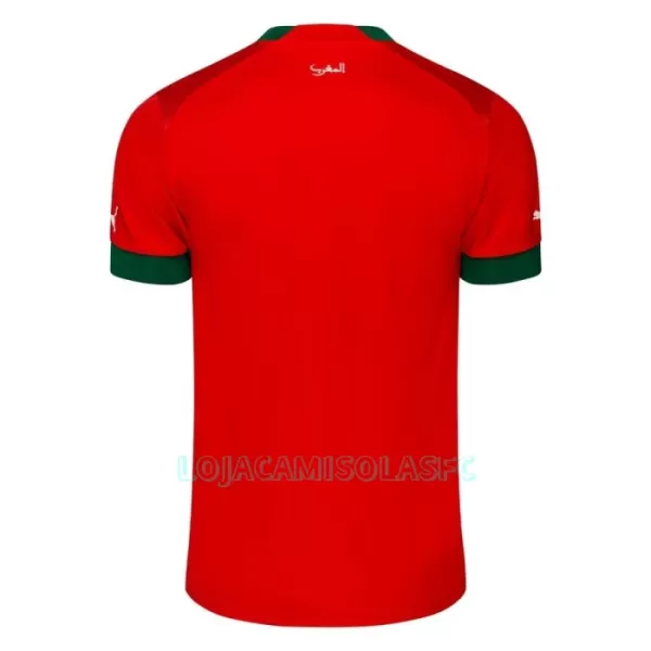 Camisola Marrocos Homem Equipamento 1ª Mundial 2022