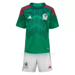 Camisola México Criança Equipamento 1ª Mundial 2022 Camisola México Criança Equipamento 1ª Mundial 2022