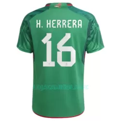 Camisola México H.HERRERA 16 Homem Equipamento 1ª Mundial 2022 Camisola México H.HERRERA 16 Homem Equipamento 1ª Mundial 2022
