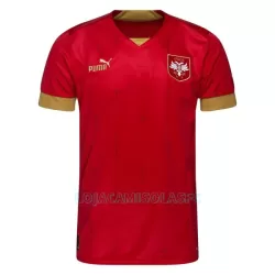 Camisola Sérvia Homem Equipamento 1ª Mundial 2022 Camisola Sérvia Homem Equipamento 1ª Mundial 2022