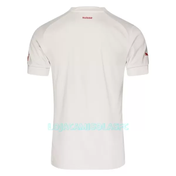 Camisola Suíça Homem Equipamento 2ª Mundial 2022