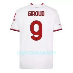 Camisola AC Milan Giroud 9 Homem Equipamento 2ª 2022/23 Camisola AC Milan Giroud 9 Homem Equipamento 2ª 2022/23