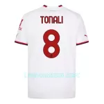 Camisola AC Milan Tonali 8 Homem Equipamento 2ª 2022/23