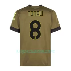 Camisola AC Milan Tonali 8 Homem Equipamento 3ª 2022/23 Camisola AC Milan Tonali 8 Homem Equipamento 3ª 2022/23