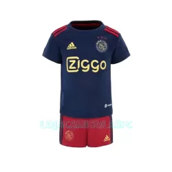 Camisola Ajax Amsterdam Criança Equipamento 2ª 2022/23 Camisola Ajax Amsterdam Criança Equipamento 2ª 2022/23