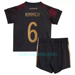 Camisola Alemanha Kimmich 6 Criança Equipamento 2ª Mundial 2022 Camisola Alemanha Kimmich 6 Criança Equipamento 2ª Mundial 2022