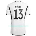 Camisola Alemanha Müller 13 Homem Equipamento 1ª Mundial 2022