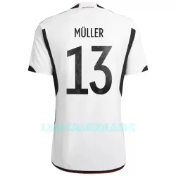 Camisola Alemanha Müller 13 Homem Equipamento 1ª Mundial 2022