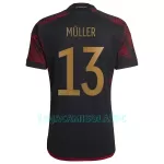 Camisola Alemanha Müller 13 Homem Equipamento 2ª Mundial 2022