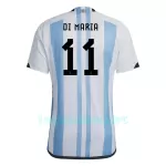 Camisola Argentina Di Maria 11 Homem Equipamento 1ª Mundial 2022