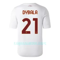 Camisola AS Roma Dybala 21 Homem Equipamento 2ª 2022/23 Camisola AS Roma Dybala 21 Homem Equipamento 2ª 2022/23