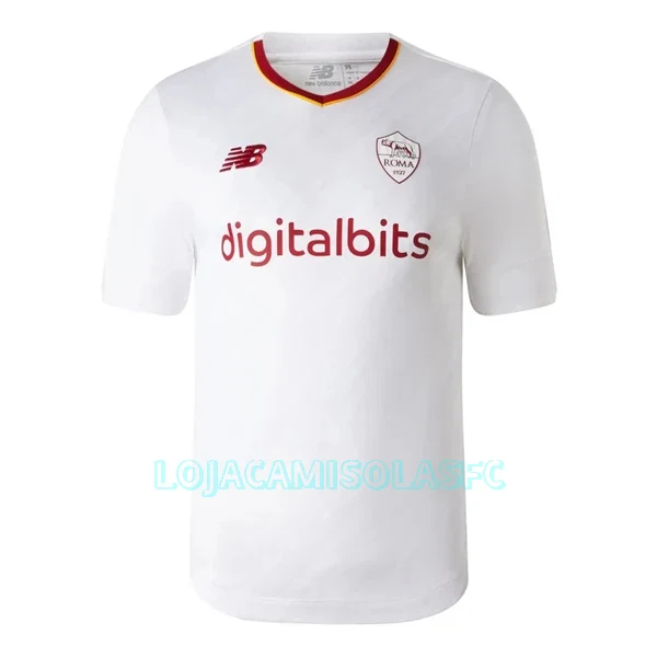 Camisola AS Roma Dybala 21 Homem Equipamento 2ª 2022/23