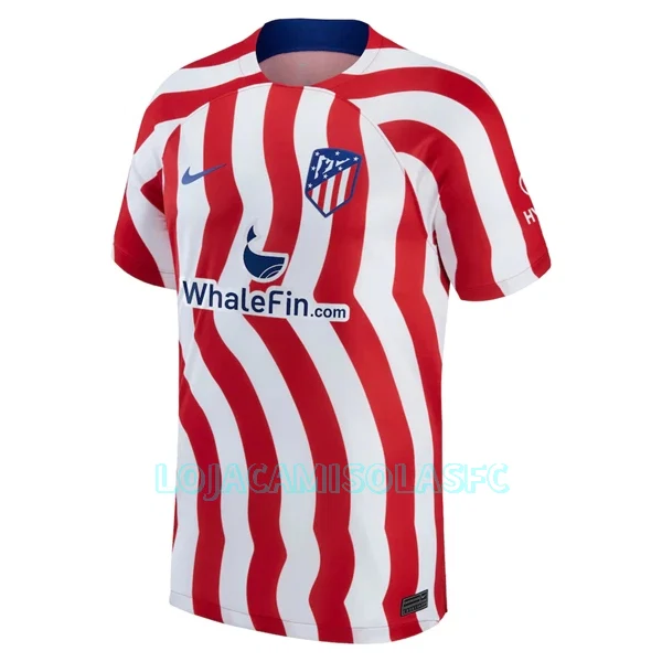 Camisola Atlético Madrid João Félix 7 Homem Equipamento 1ª 2022/23