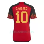 Camisola Bélgica Hazard 10 Homem Equipamento 1ª Mundial 2022