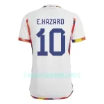 Camisola Bélgica Hazard 10 Homem Equipamento 2ª Mundial 2022