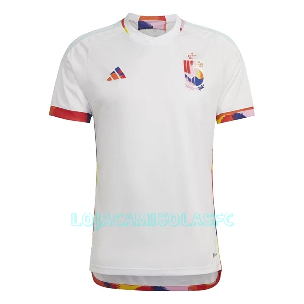 Camisola Bélgica Lukaku 9 Homem Equipamento 2ª Mundial 2022