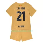 Camisola FC Barcelona Frenkie de Jong 21 Criança Equipamento 2ª 2022/23
