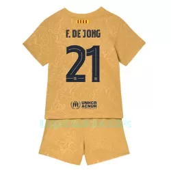 Camisola FC Barcelona Frenkie de Jong 21 Criança Equipamento 2ª 2022/23 Camisola FC Barcelona Frenkie de Jong 21 Criança Equipamento 2ª 2022/23