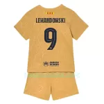 Camisola FC Barcelona Lewandowski 9 Criança Equipamento 2ª 2022/23