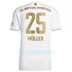 Camisola FC Bayern de Munique Müller 25 Homem Equipamento 2ª 2022/23 Camisola FC Bayern de Munique Müller 25 Homem Equipamento 2ª 2022/23