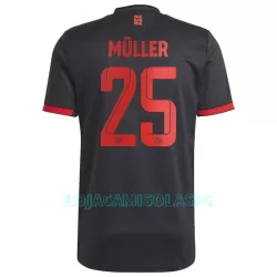 Camisola FC Bayern de Munique Müller 25 Homem Equipamento 3ª 2022/23 Camisola FC Bayern de Munique Müller 25 Homem Equipamento 3ª 2022/23