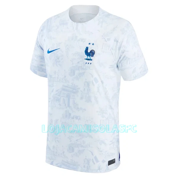Camisola França Mbappé 10 Homem Equipamento 2ª Mundial 2022