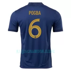 Camisola França Pogba 6 Homem Equipamento 1ª Mundial 2022