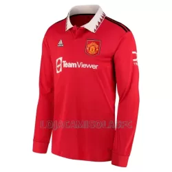 Camisola Manga Comprida Manchester United Homem Equipamento 1ª 2022/23 Camisola Manga Comprida Manchester United Homem Equipamento 1ª 2022/23