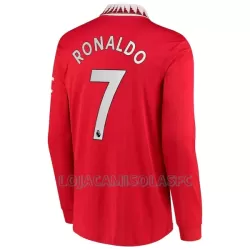 Camisola Manga Comprida Manchester United Ronaldo 7 Homem Equipamento 1ª 2022/23 Camisola Manga Comprida Manchester United Ronaldo 7 Homem Equipamento 1ª 2022/23
