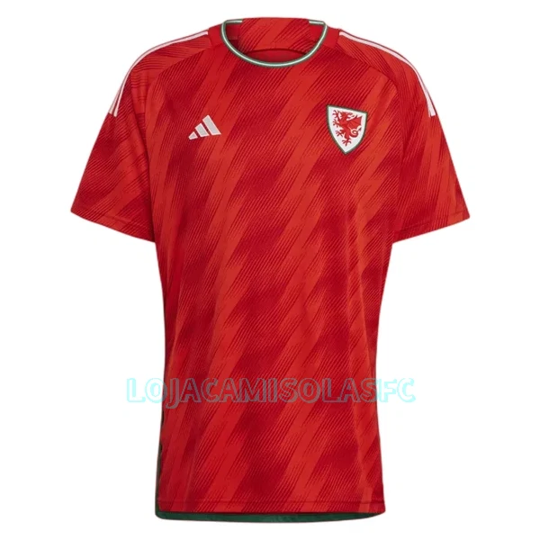 Camisola País de Gales Bale 11 Homem Equipamento 1ª Mundial 2022