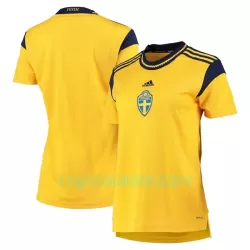Camisola Suécia Mulher Equipamento 1ª Euro 2022