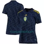 Camisola Suécia Mulher Equipamento 2ª Euro 2022