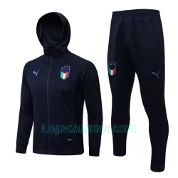 Casaco de Treino Conjunto Itália - Hoodie Homem 2022/23 Azul