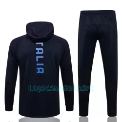 Casaco de Treino Conjunto Itália - Hoodie Homem 2022/23 Azul