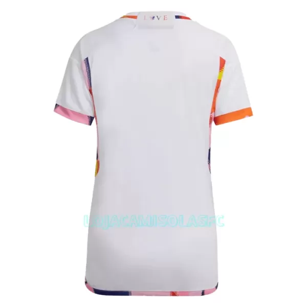 Camisola Bélgica Mulher Equipamento 2ª Mundial 2022