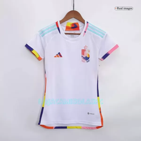 Camisola Bélgica Mulher Equipamento 2ª Mundial 2022