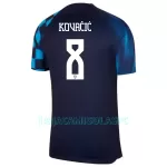 Camisola Croácia Kovacic 8 Homem Equipamento 2ª Mundial 2022