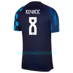 Camisola Croácia Kovacic 8 Homem Equipamento 2ª Mundial 2022 Camisola Croácia Kovacic 8 Homem Equipamento 2ª Mundial 2022