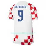 Camisola Croácia Kramaric 9 Homem Equipamento 1ª Mundial 2022