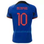 Camisola Holanda Memphis 10 Homem Equipamento 2ª Mundial 2022