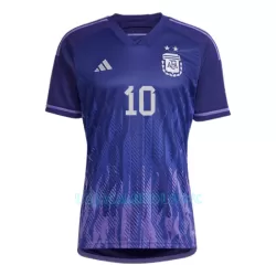 Camisola Messi 10 Argentina Homem Equipamento 2ª Mundial 2022