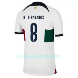 Camisola Portugal Bruno Fernandes 8 Homem Equipamento 2ª Mundial 2022 Camisola Portugal Bruno Fernandes 8 Homem Equipamento 2ª Mundial 2022