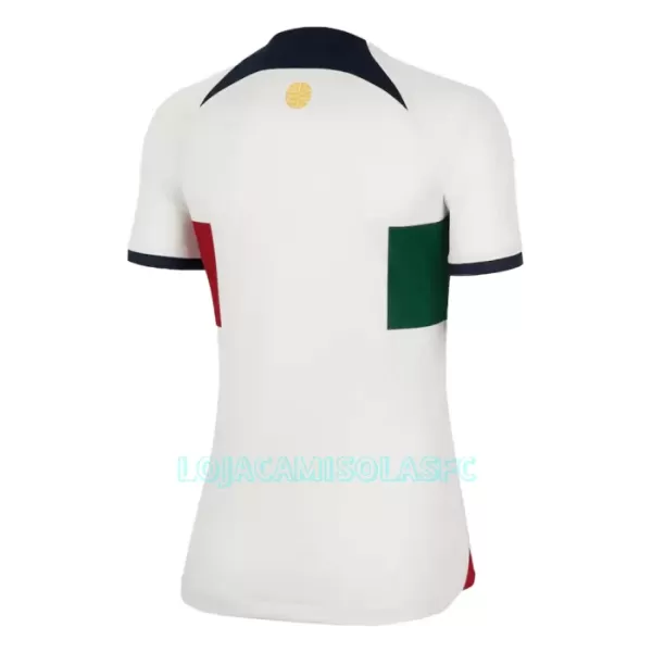 Camisola Portugal Mulher Equipamento 2ª Mundial 2022